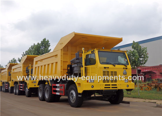 중국 광업 팁 주는 사람 트럭/덤프 트럭 바닥 간격 12mm와 HYVA 유압 드는 체계 협력 업체