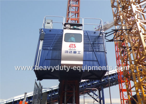 중국 36M / 최소한도 건축 호이스트 엘리베이터, 건축 용지 엘리베이터 안전 수직 운송 장비 협력 업체