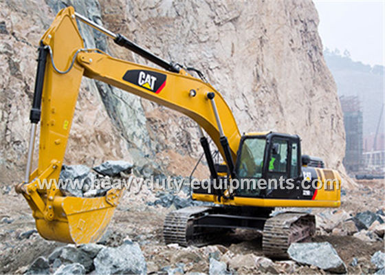 CAT 330D2L 1.54m ³ 물통을 가진 유압 크롤러 굴착기 9.6 분당 회전수 그네 속도 협력 업체