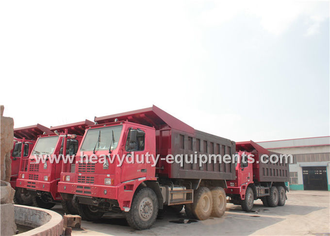 50 콩고 채광 지역을 위한 14.00R25 타이어를 가진 톤 6x4 덤프 트럭/팁 주는 사람 덤프 트럭